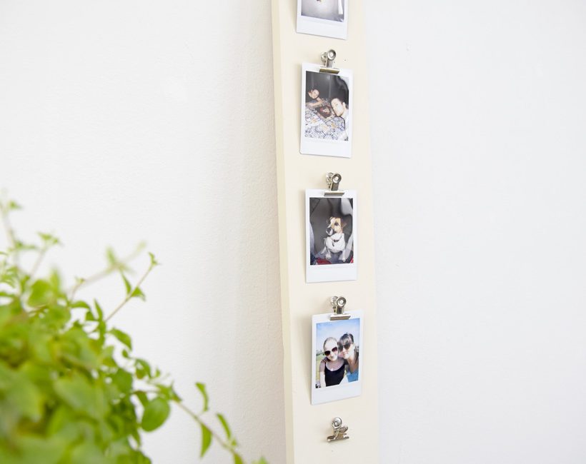 DIY : un porte-photos Polaroïd stylé !