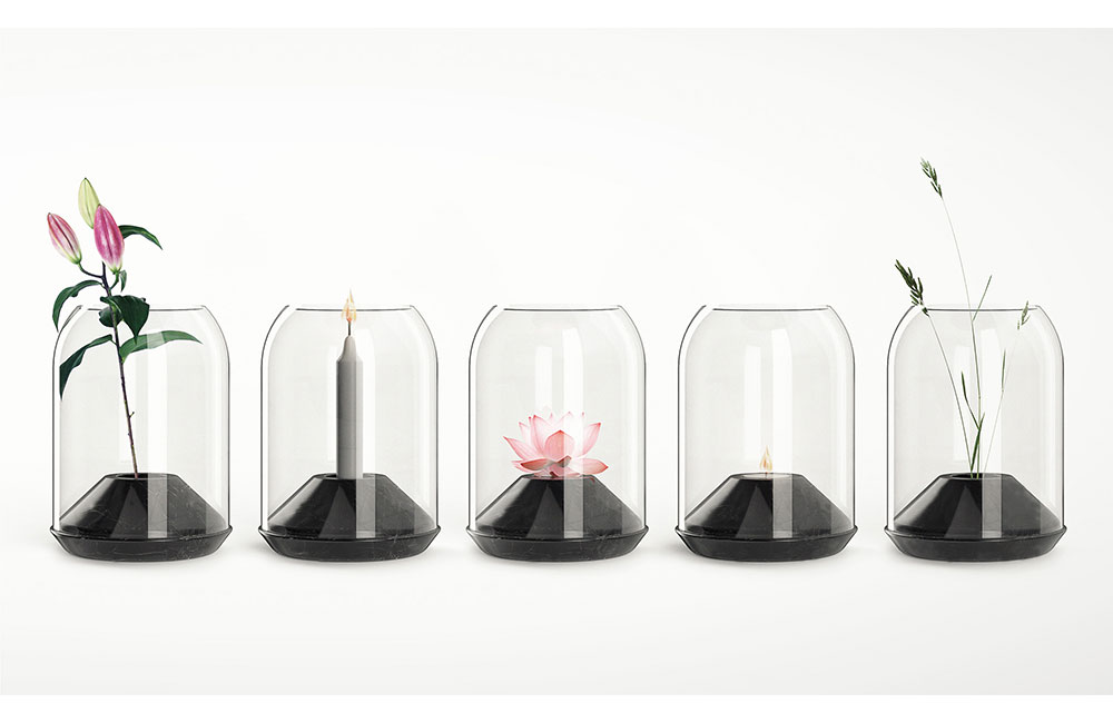 Bougeoir ou vase "soliflore" à découvrir sur le site designerbox.com