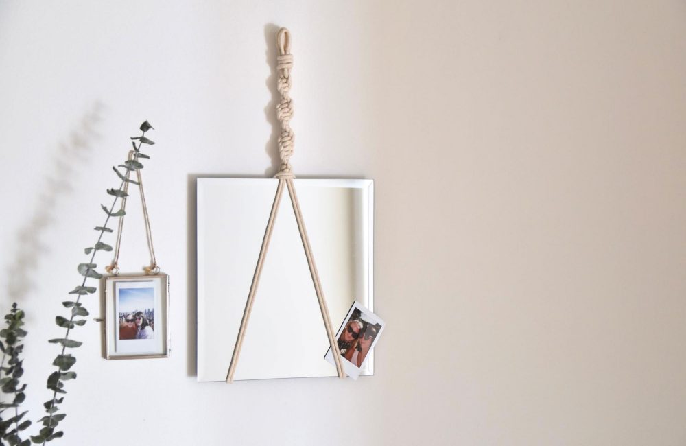 DIY : miroir & macramé, le combo gagnant