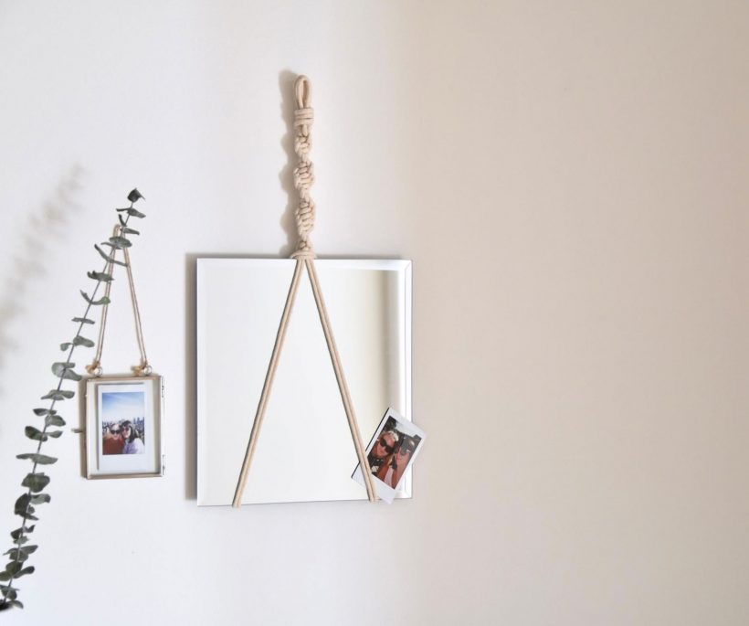 DIY : miroir & macramé, le combo gagnant