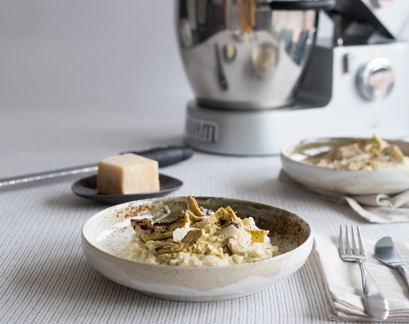 Un risotto veggie avec le Kenwood Cooking Chef Gourmet