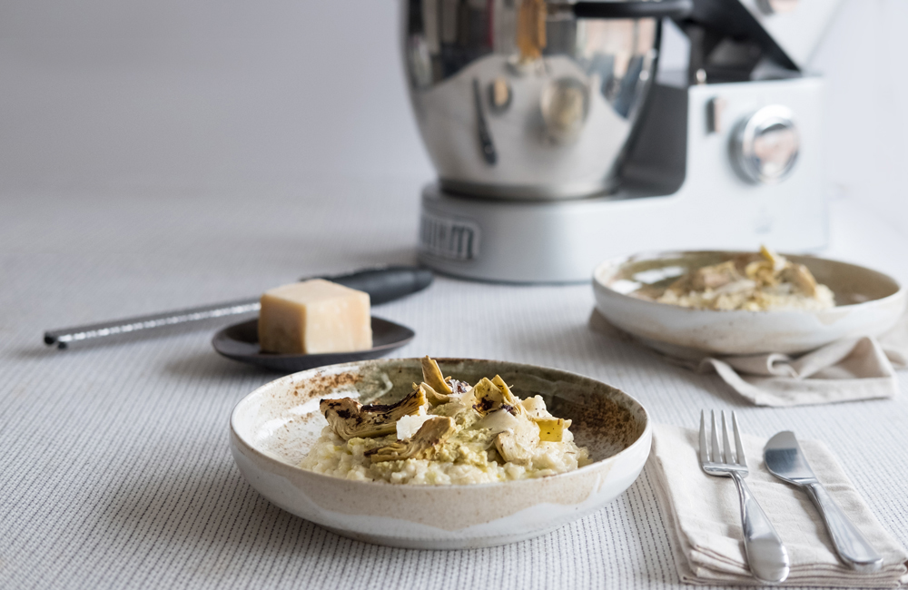 Un risotto veggie avec le Kenwood Cooking Chef Gourmet