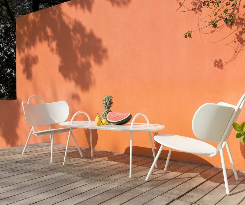 En terrasse : le fauteuil Swim de Margaux Keller pour Bibelo