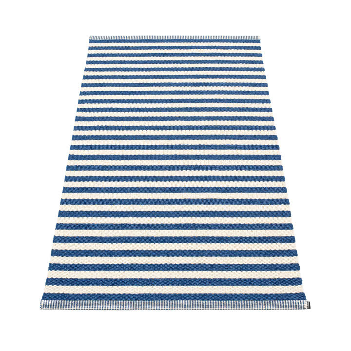 Tapis 'Duo denim vanilla' en PVC