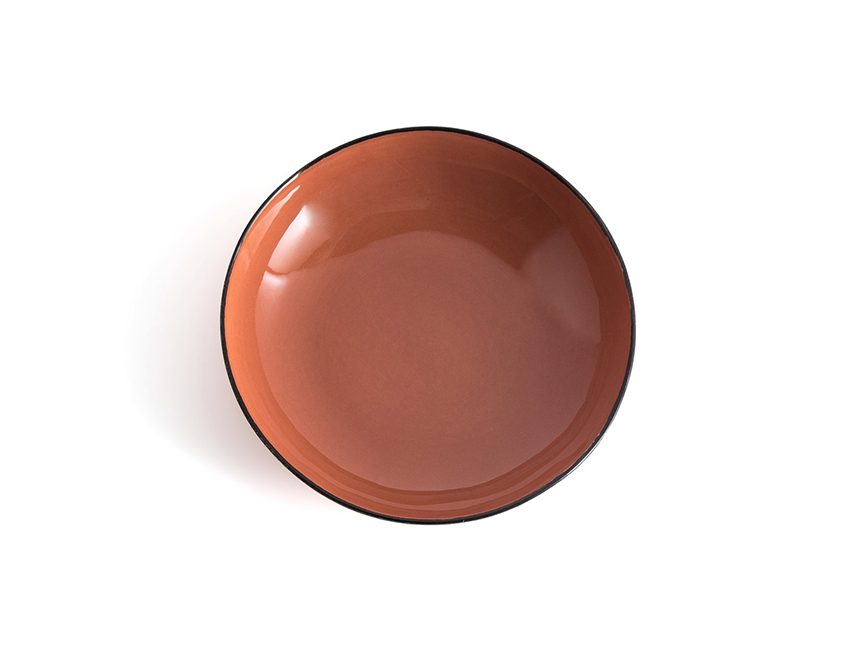 assiette terracotta ampm