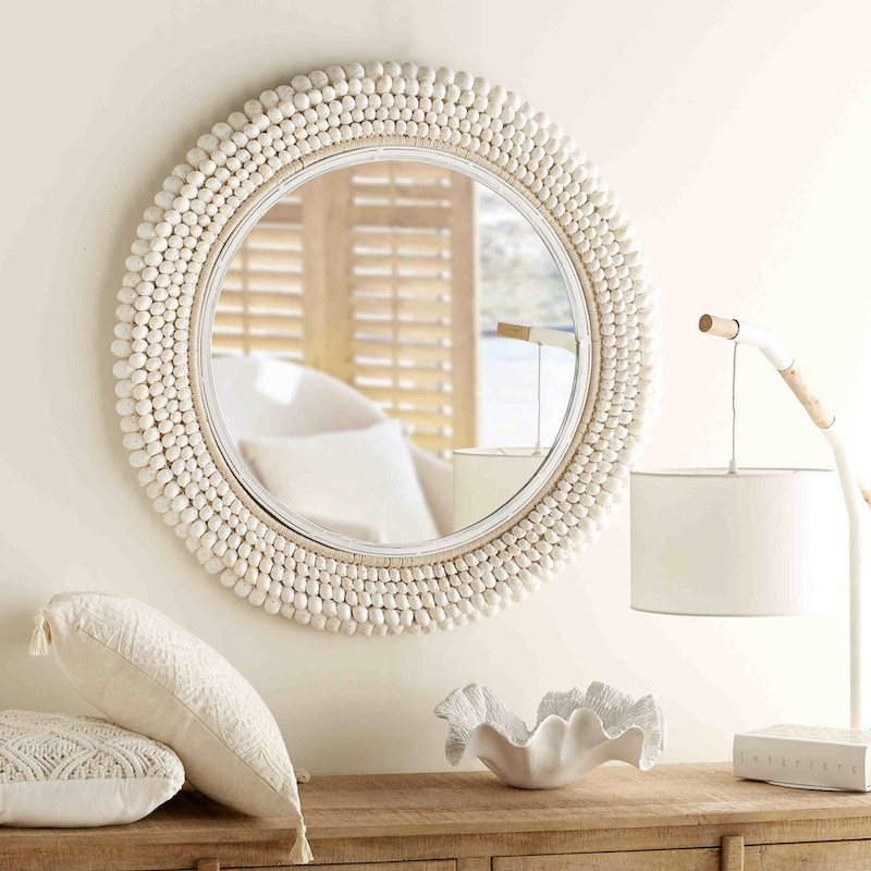 Miroir en coquillages