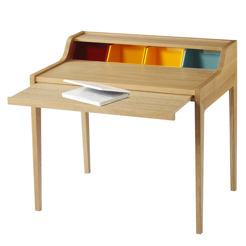 Bureau 'Remix' en chêne massif (H 88 x P 72 x l 100 cm), design Gesa Hansen, The Hansen Family, 1360€