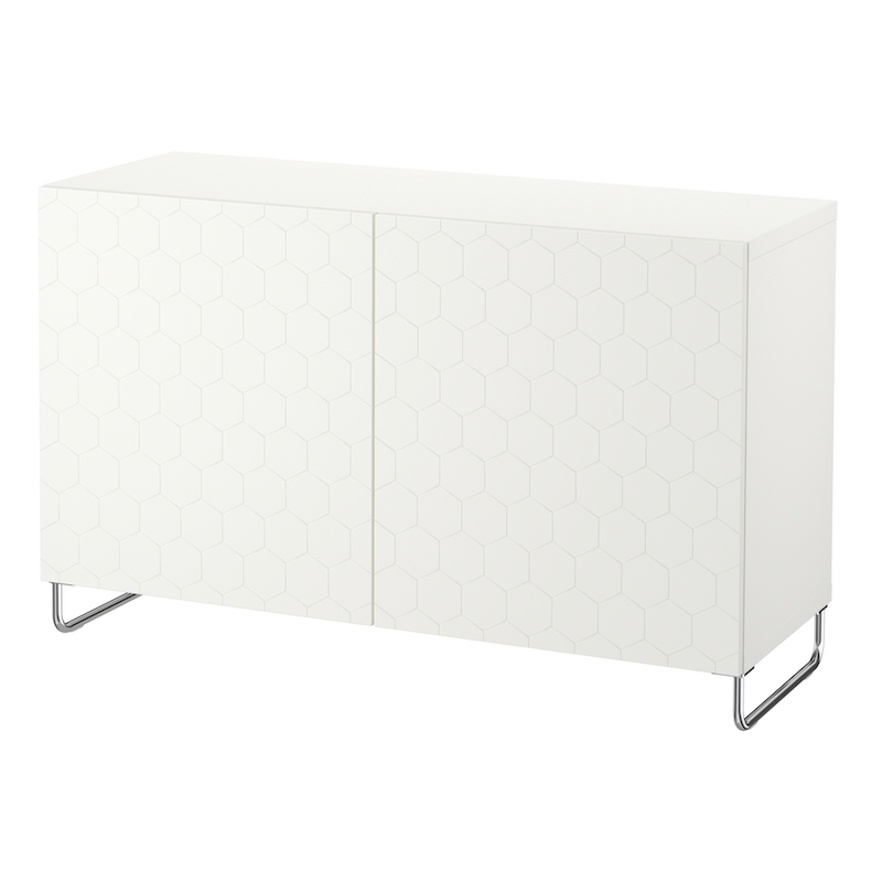 Combinaison rangement 'BESTA' (120 x 40 x 74 cm), IKEA, 185€