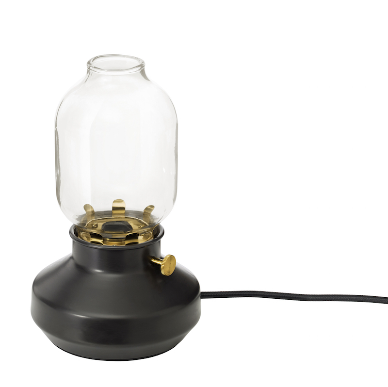 Lampe de table 'TÄRNABY' en acier et verre (H 25 x D 15 cm), 19,95€