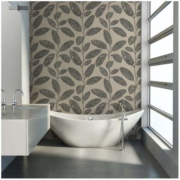 Papier peint 'Komodo leaves' (rouleau : L 823 cm x l 69 cm), Thibaut, 125€