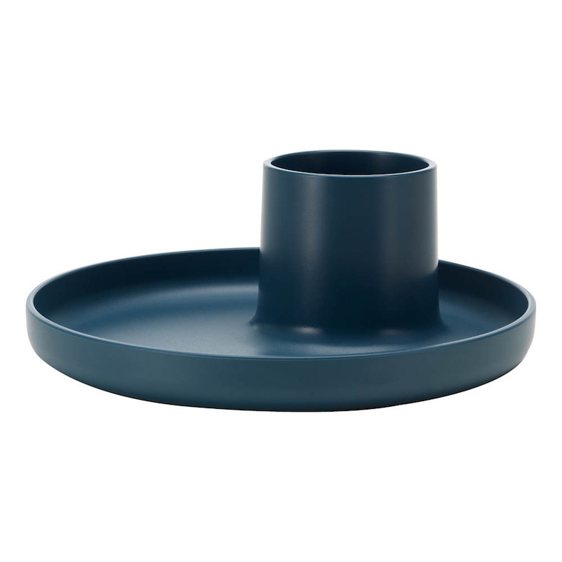 Pot à crayons et vide-poche en plastique ABS bleu vert (D 22 x H 8 x D 7,5 cm), Vitra, 29€