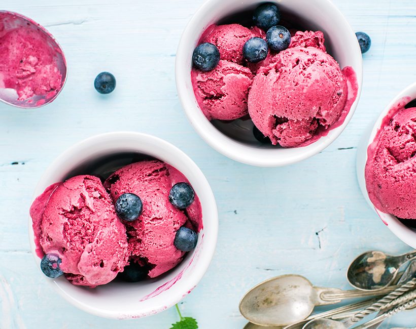 Recette express : un sorbet fruits rouges healthy