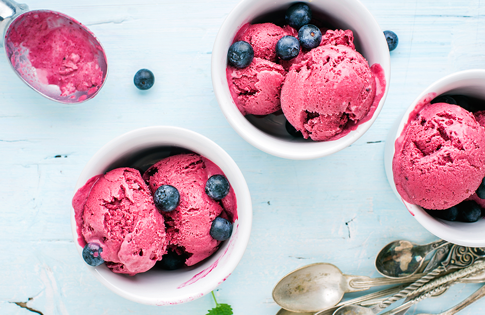 Recette express : un sorbet fruits rouges healthy