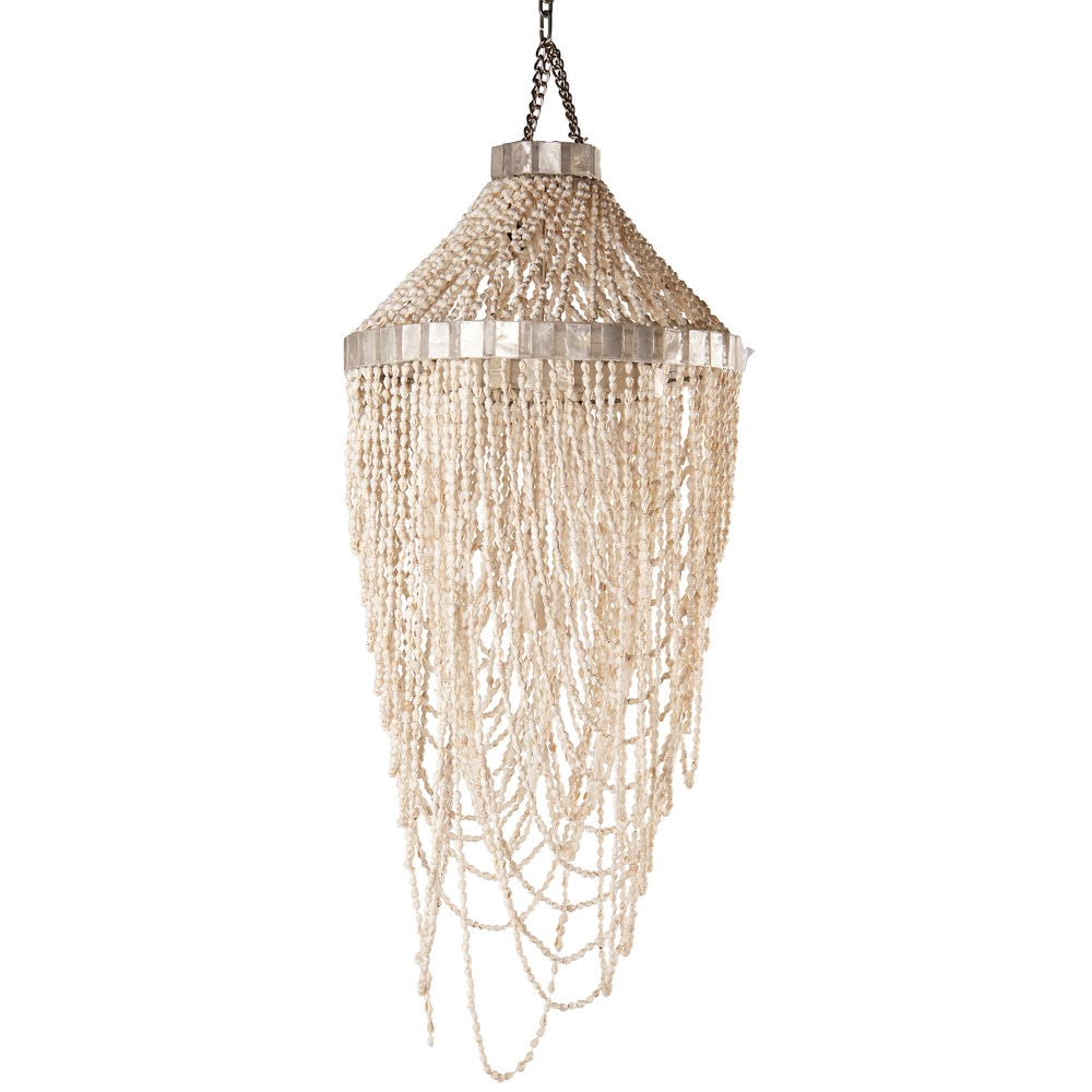 Suspension en coquillages 'Horizon' (H 78 x L 35 cm), Maisons du Monde, 180€