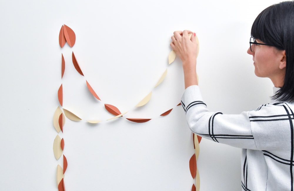 DIY : une guirlande automnale en papier