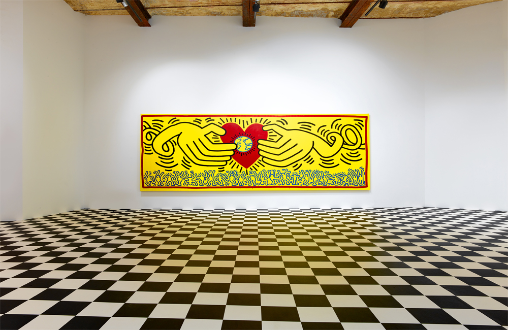 Keith Haring exposé à la galerie Zidoun-Bossuyt au Luxembourg