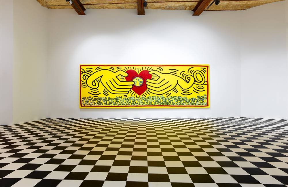 Keith Haring exposé à la galerie Zidoun-Bossuyt au Luxembourg