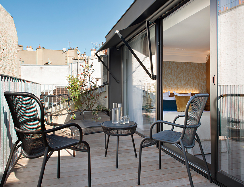 terrasse hotel parister paris 