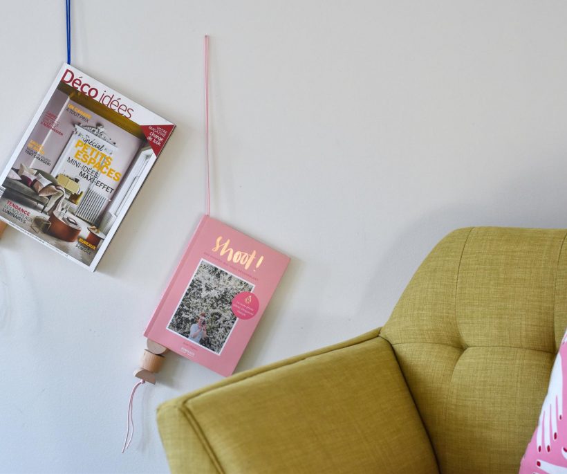 Ikea hack : suspendre les livres avec style