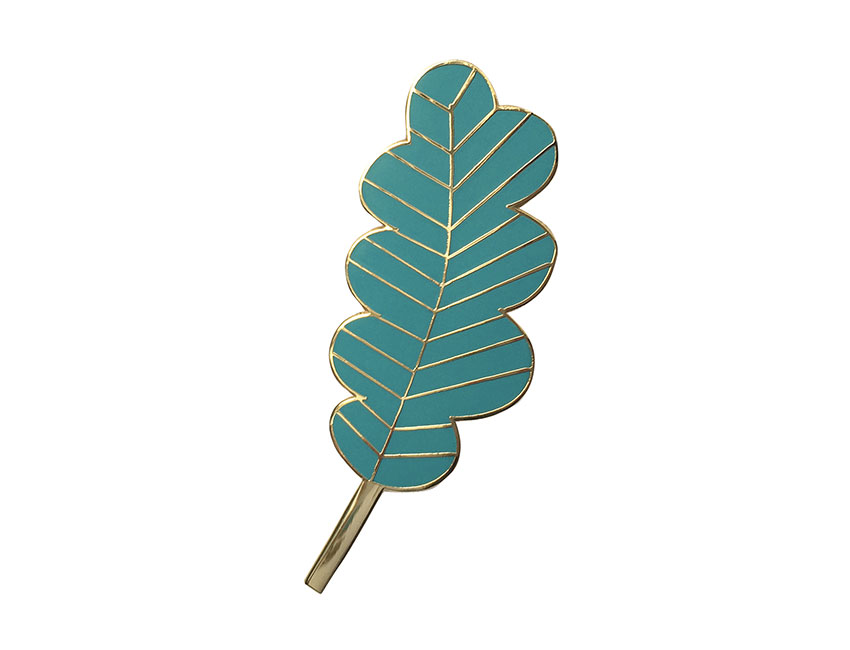 pin's feuille