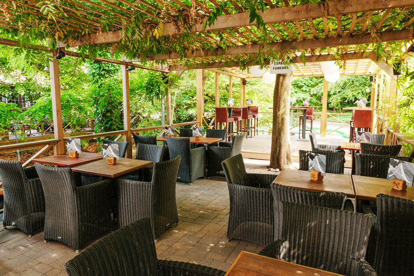 restaurants terrasse de l'Amusoir à Waterloo Brabant Wallon