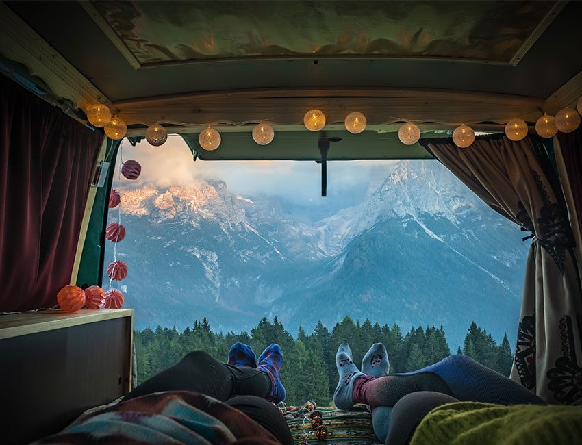 vanlife evasion glamping