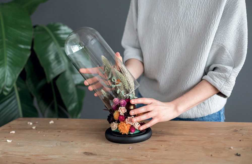 DIY : une cloche fleurie