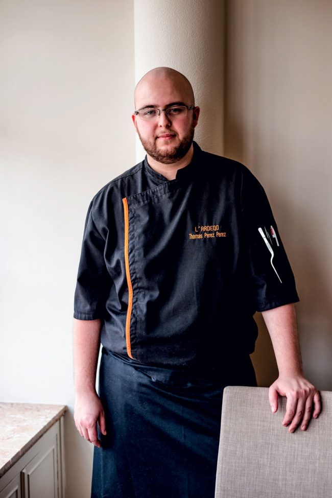 Le Chef du restaurant l'Ardeqo à Charleroi