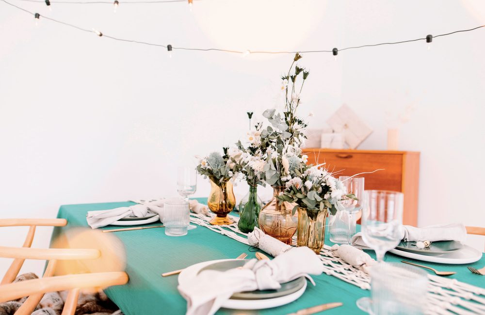 7 idées pour une table de fêtes ‘so green’