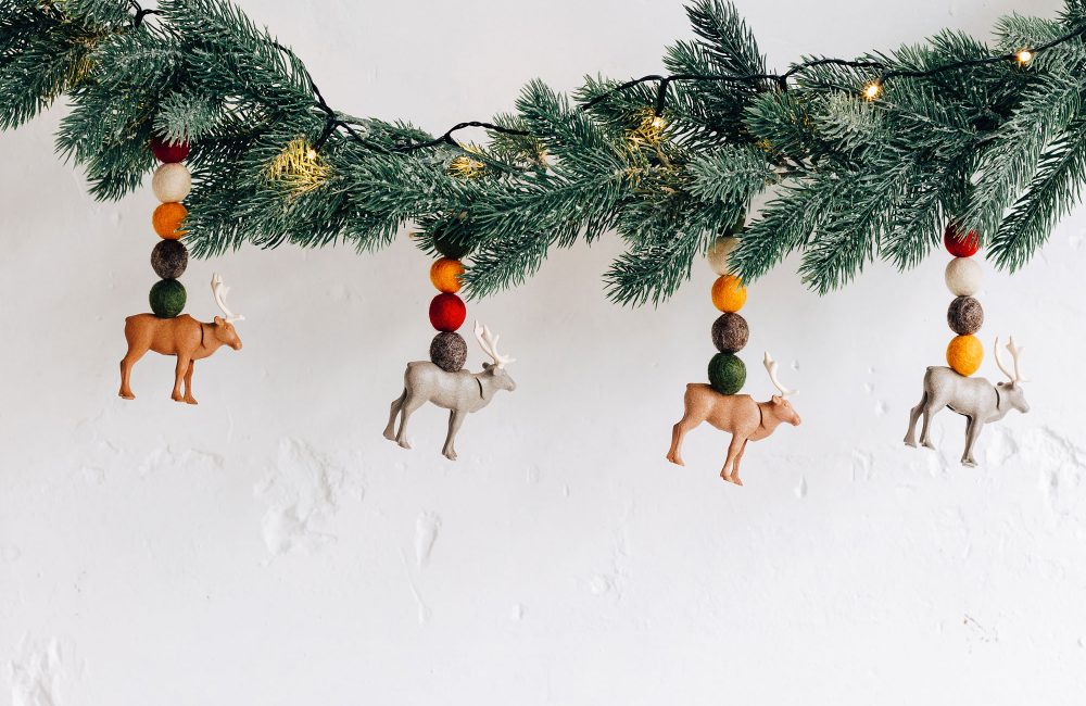 DIY : une guirlande de Noël avec Playmobil