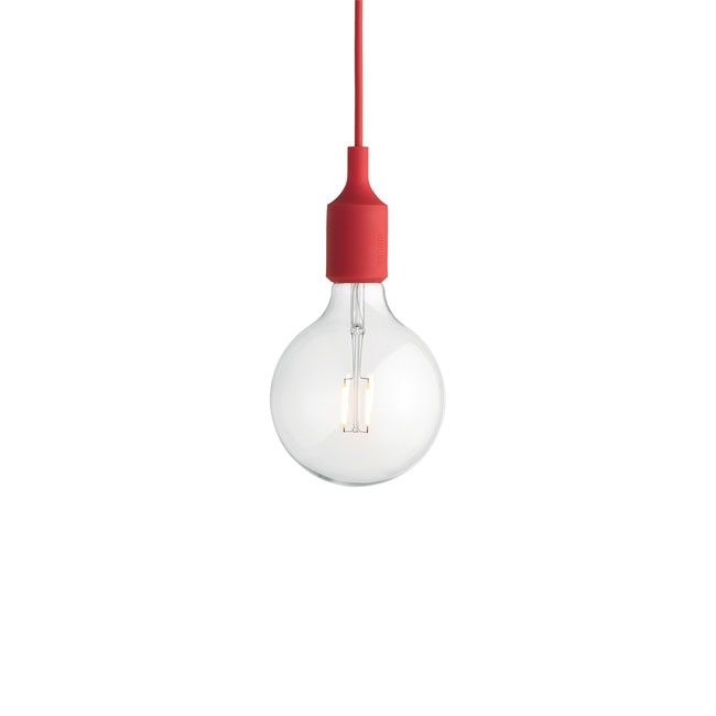 lampe suspendue rouge