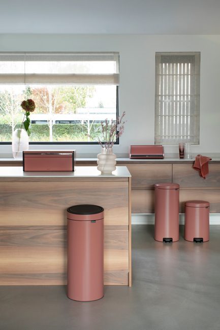 terracotta pink brabantia