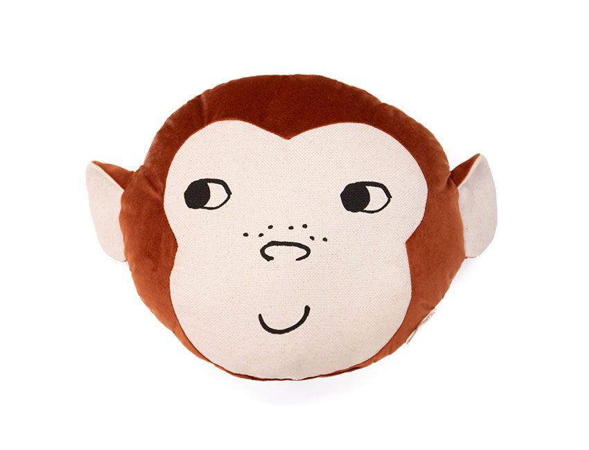 coussin singe nobodinoz