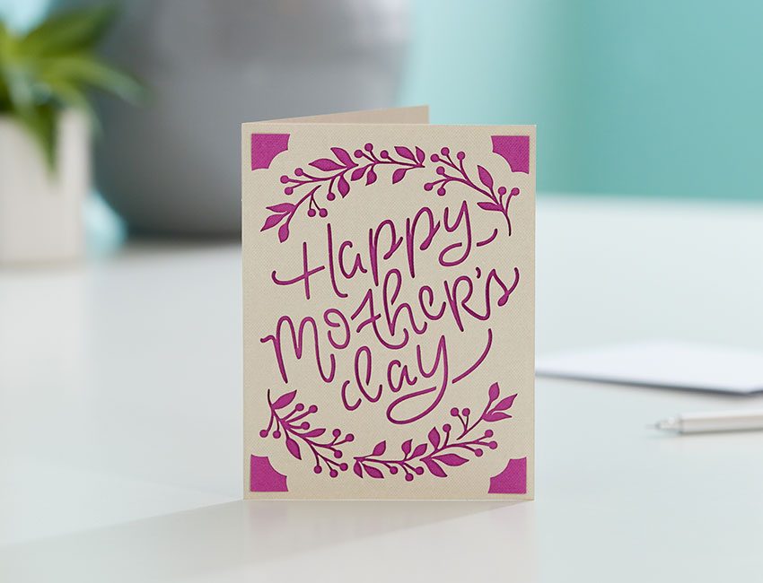 carte personnalisée cricut joy