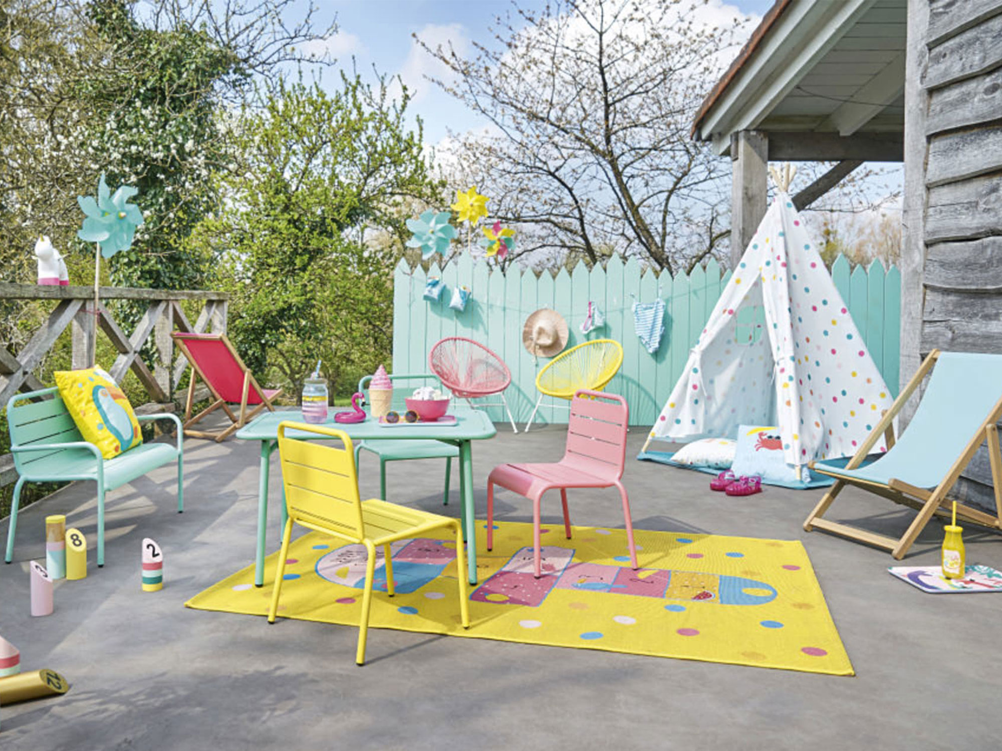 Où trouver du mobilier de jardin pour les enfants ?