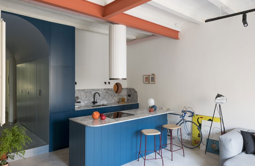 Rénovation: un appartement coloré à Barcelone