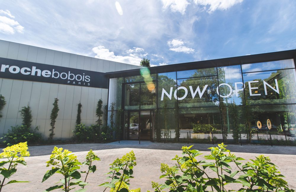 Roche Bobois et sa nouvelle façade végétale