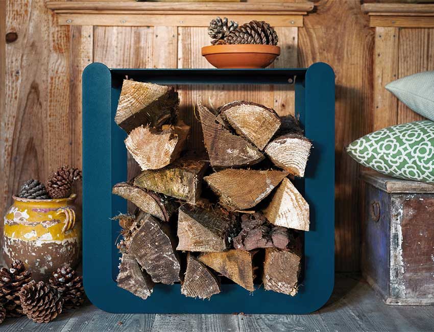 Range bûches intérieur : 31 idées déco pour stocker le bois