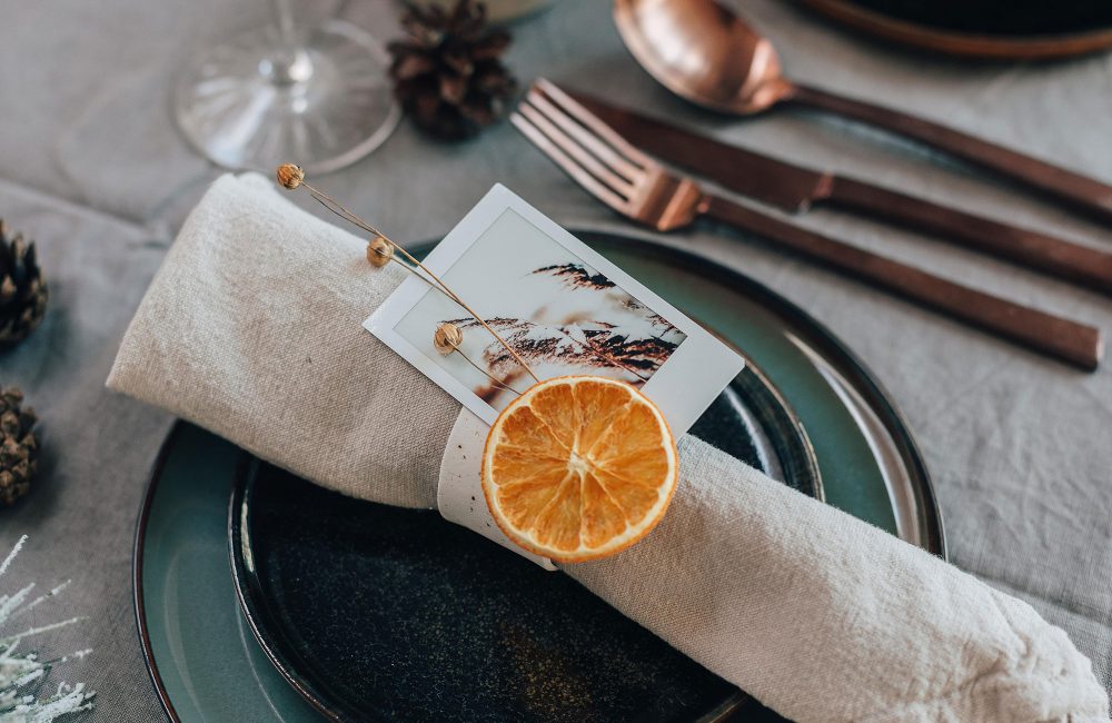 DIY: des ronds de serviettes personnalisés pour Noël