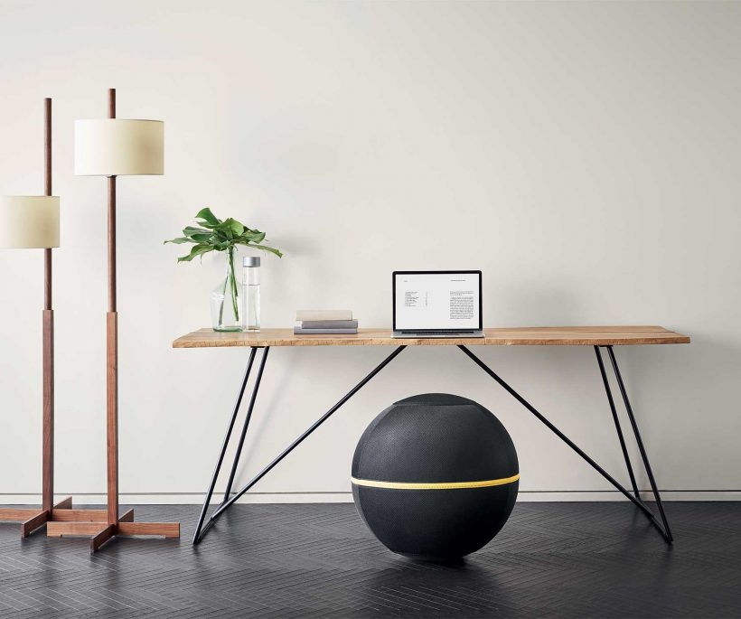 On a testé la Wellness Active Sitting Ball de Technogym