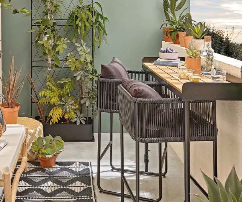 Comment décorer une petite terrasse pour le printemps?