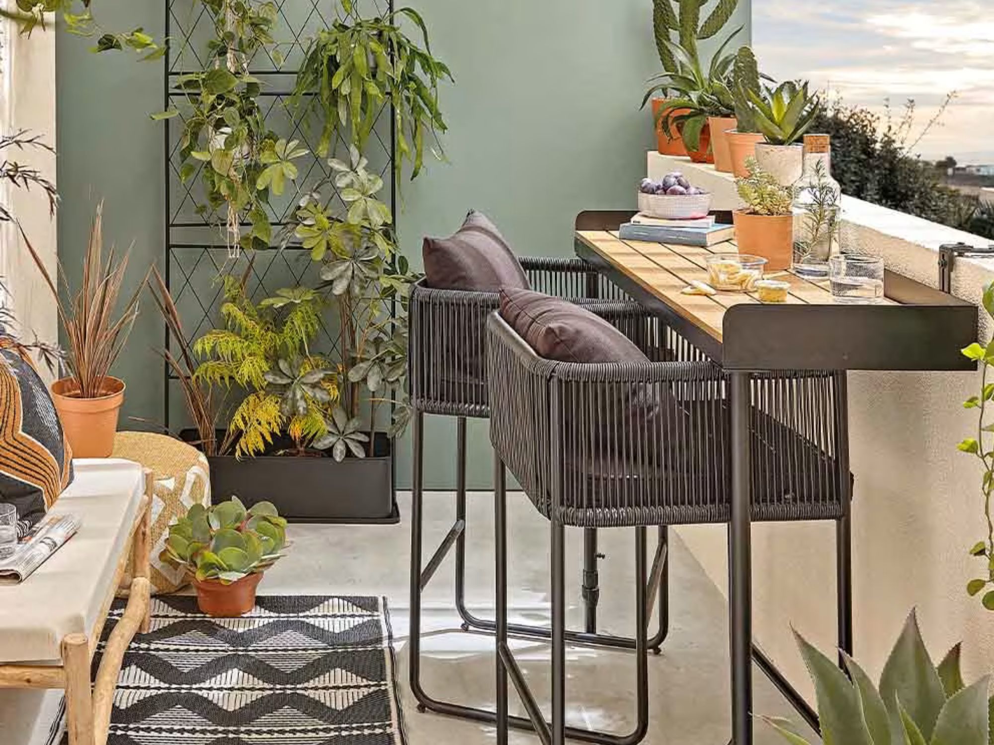 Comment décorer une petite terrasse pour le printemps?
