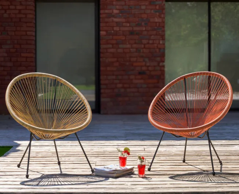 Les fauteuils de jardin 'Acapulco' de Leroy Merlin ©Leroy Merlin