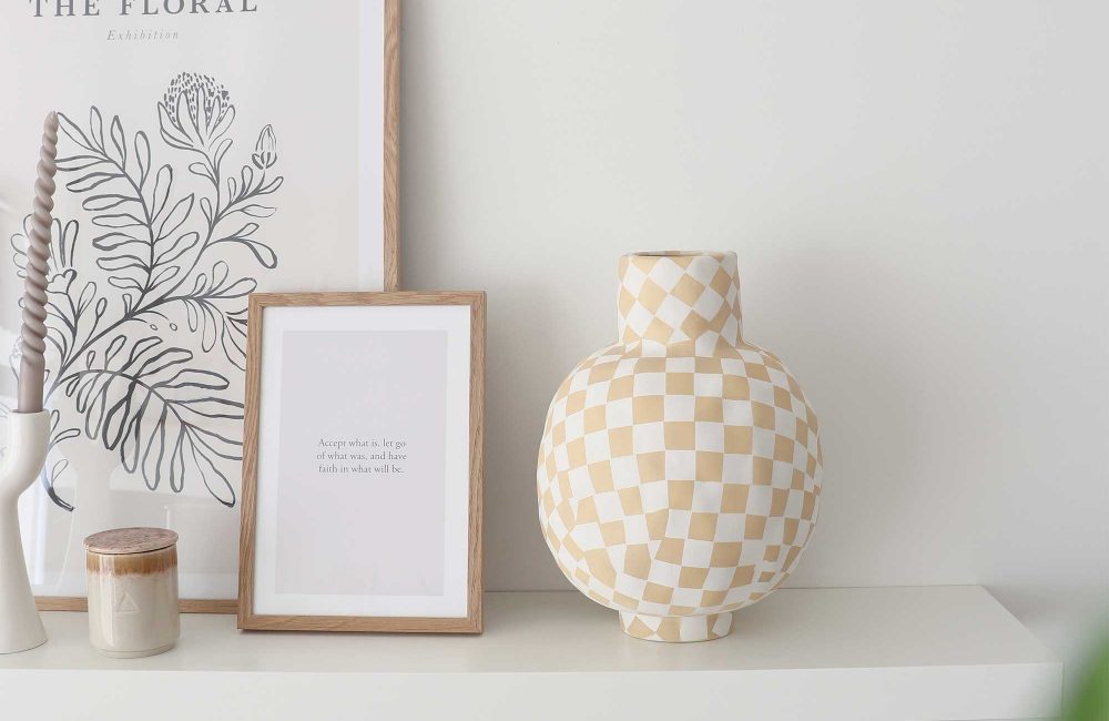 DIY: créer un vase damier