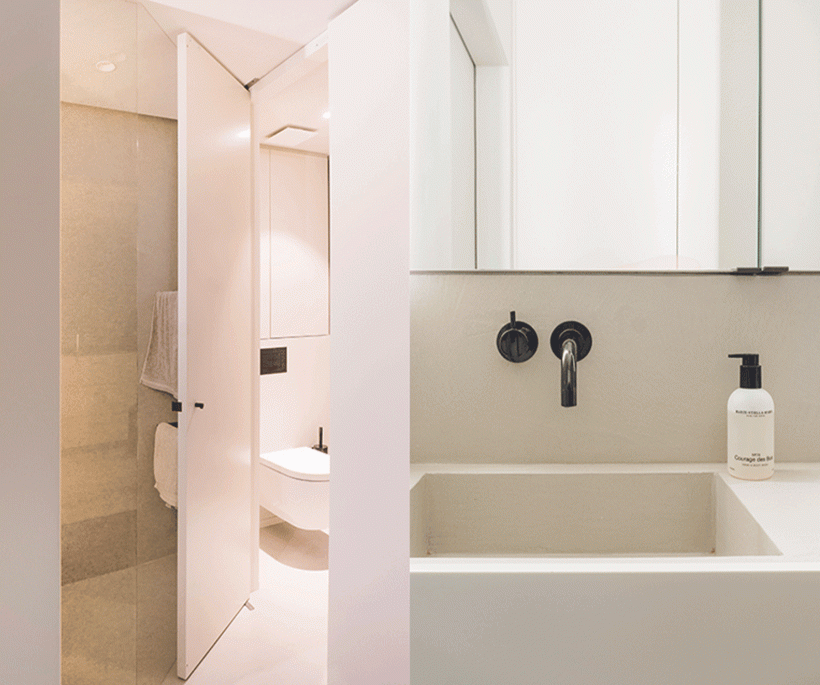 Avant / Après: transformer une petite pièce en salle de bains pratique et chaleureuse