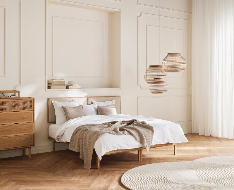 Le cadre de lit 'Elton' de © Bolia