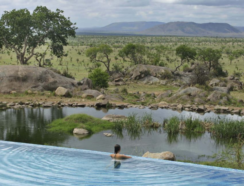 Piscine du Four Seasons Serengeti en Tanzanie © Four Seasons Serengeti 